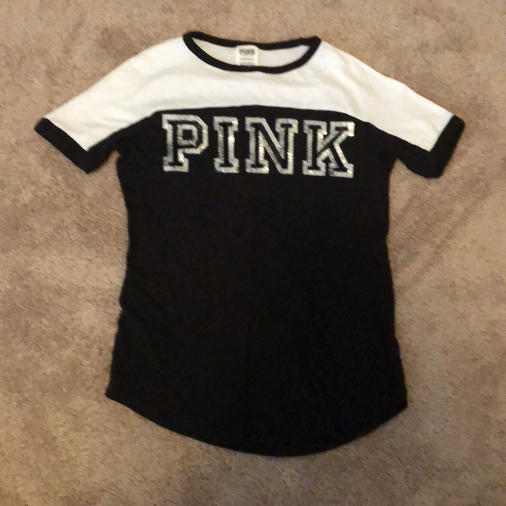 Pink bling T-shirt